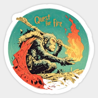 Quest for Fire Iron Maiden monkey Sticker